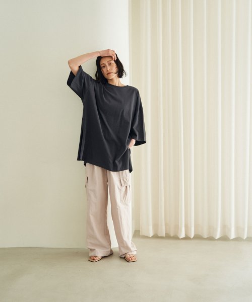 marjour(マージュール)/HALF SLEEVE OVER TEE/img05