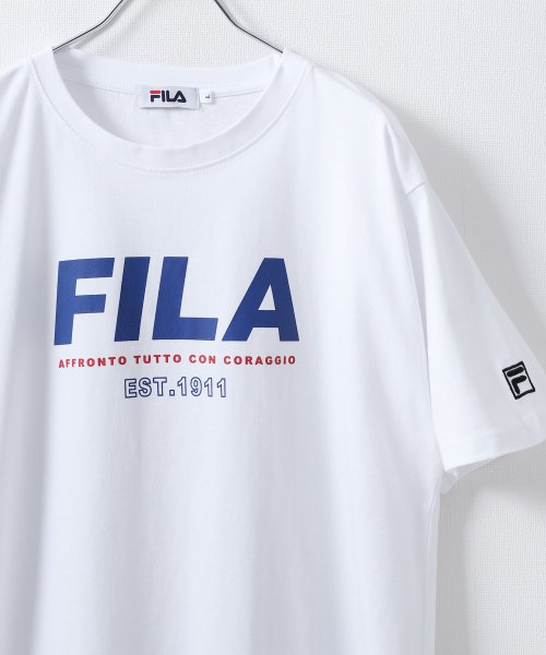 ZIP FIVE(ジップファイブ)/高密度韓国風センターロゴプリントTシャツ/img07