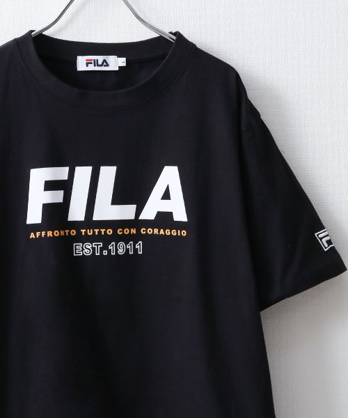 ZIP FIVE(ジップファイブ)/高密度韓国風センターロゴプリントTシャツ/img08