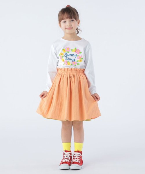 SHIPS KIDS(シップスキッズ)/SHIPS KIDS:100～130cm / リバーシブル ギャザー スカート/img03