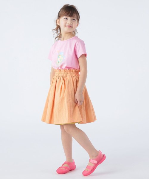 SHIPS KIDS(シップスキッズ)/SHIPS KIDS:100～130cm / リバーシブル ギャザー スカート/img05