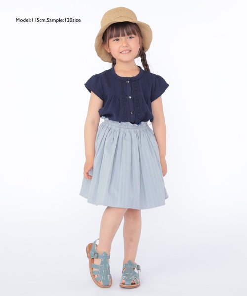 SHIPS KIDS(シップスキッズ)/SHIPS KIDS:100～130cm / リバーシブル ギャザー スカート/img32