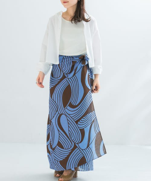 URBAN RESEARCH ROSSO(URBAN　RESEARCH　ROSSO)/ESLOW　WRAP SKIRT/img03