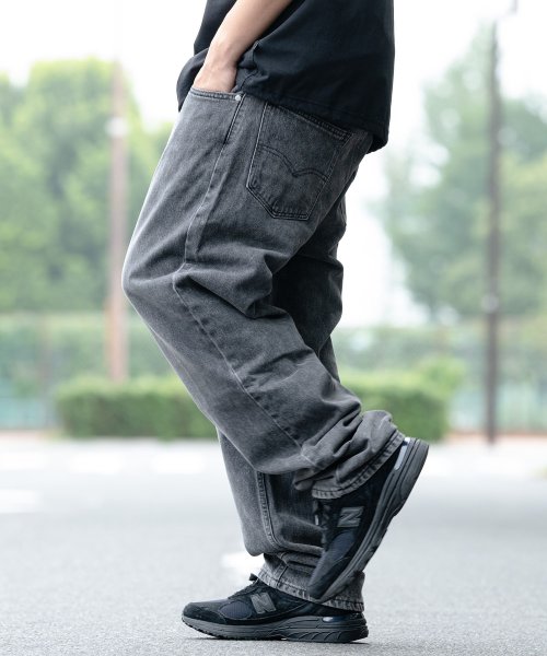 セール】SILVERTAB（TM） ルーズフィット ブラック WORN IN(504948212 