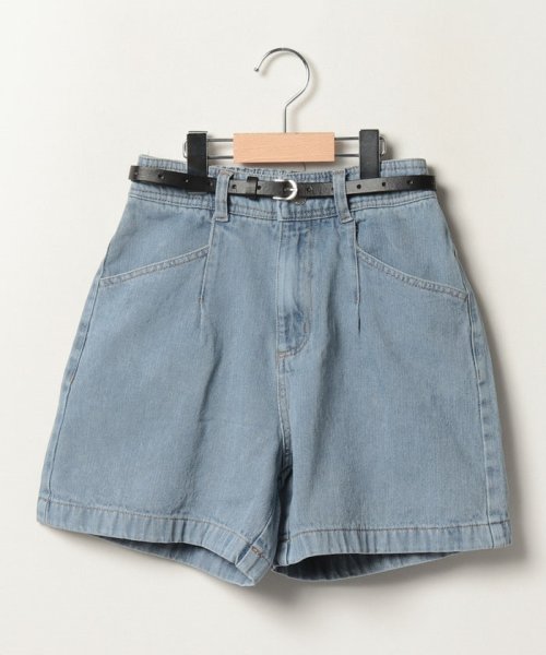 セール】ベルト付タックショートパンツ(505189683) ラブトキシック(Lovetoxic) MAGASEEK lovetoxic ショートパンツ チェック 160