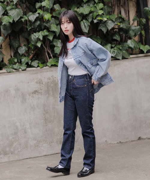 Levi's(リーバイス)/LEVI'S(R) MADE&CRAFTED(R) タック TYPE II トラッカージャケット MARINA MARSH ライトインディゴ ACID WASH/img01