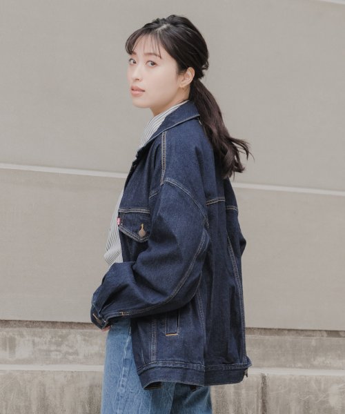 Levi's(リーバイス)/Levi's/リーバイス ビックシルエット オーバーサイズ デニムジャケット リンス/img03