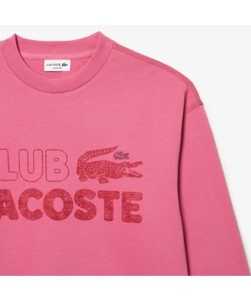 LACOSTE Mens(ラコステ　メンズ)/ヴィンテージプリントルーズフィットクルーネックスウェット/img05