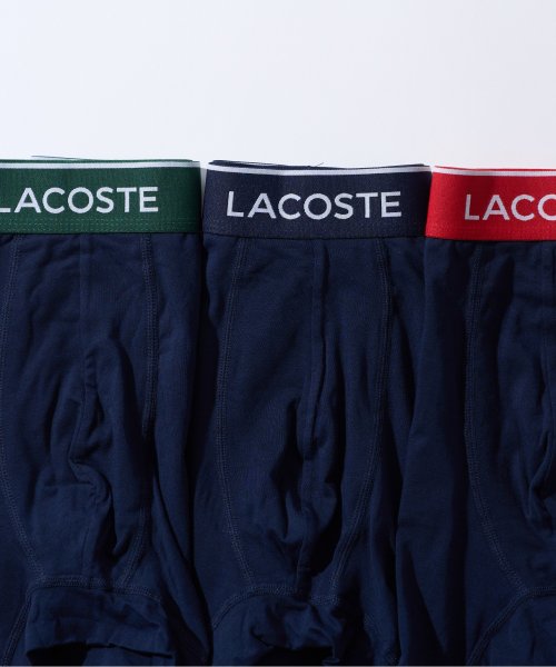 LACOSTE(ラコステ)/【LACOSTE / ラコステ】ボクサーパンツ 3枚セット 6H3379 3PK 父の日 ギフト プレゼント 贈り物/img02