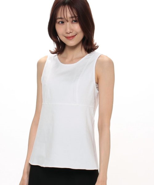 BENETTON (women)(ベネトン（レディース）)/バッグジップクルーネックノースリーブブラウス/img03