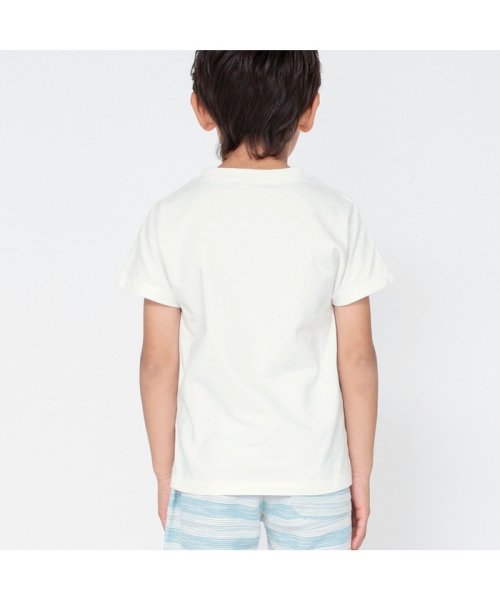 BRANSHES(ブランシェス)/【ロイヤルコットン】FEELSロゴ半袖Tシャツ/img02