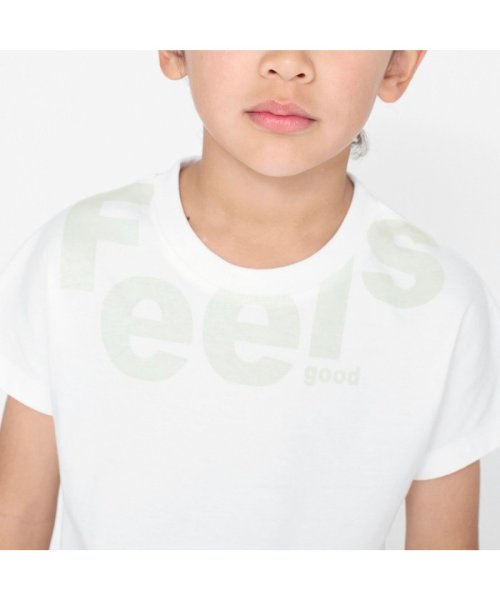BRANSHES(ブランシェス)/【ロイヤルコットン】FEELSロゴ半袖Tシャツ/img03