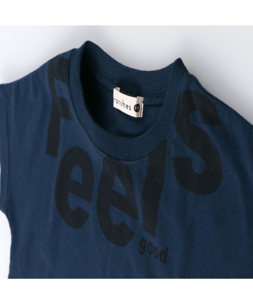 BRANSHES(ブランシェス)/【ロイヤルコットン】FEELSロゴ半袖Tシャツ/img10
