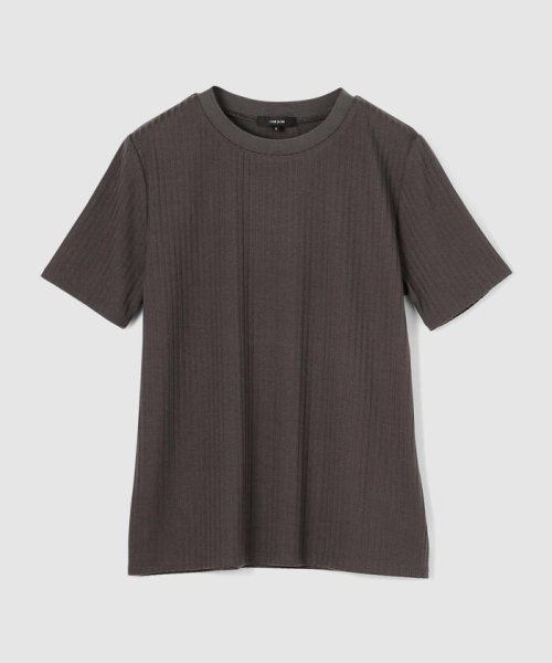 COMME CA ISM (コムサイズム（レディス）)/★TV着用商品★リブ　ベーシック　Ｔシャツ/img10