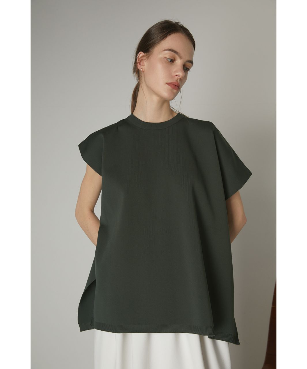 Asymmetry knit tops(505296004) | リムアーク(RIM.ARK) - MAGASEEK