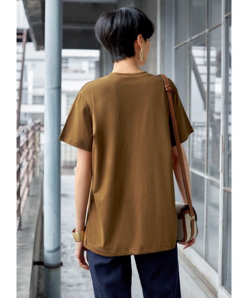 STYLE DELI(スタイルデリ)/着やすいフォルムのカラーTシャツ/img18