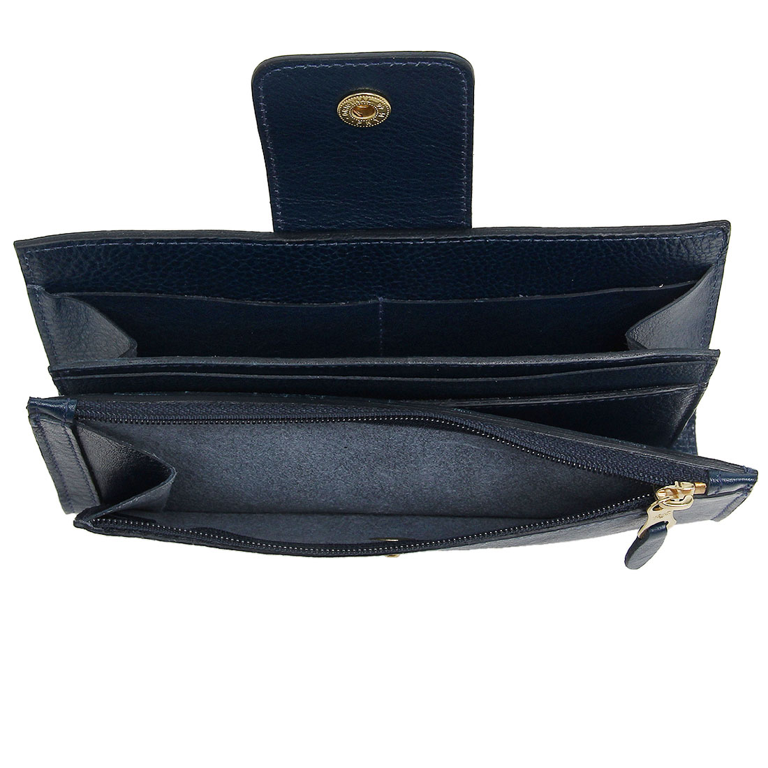 イルビゾンテ 長財布 ネイビー メンズ IL BISONTE SCW007 BL137B