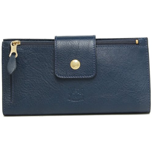 イルビゾンテ 長財布 ネイビー メンズ IL BISONTE SCW007 BL137B IL BISONTE イルビゾンテ 長財布 ネイビー メンズ SCW007