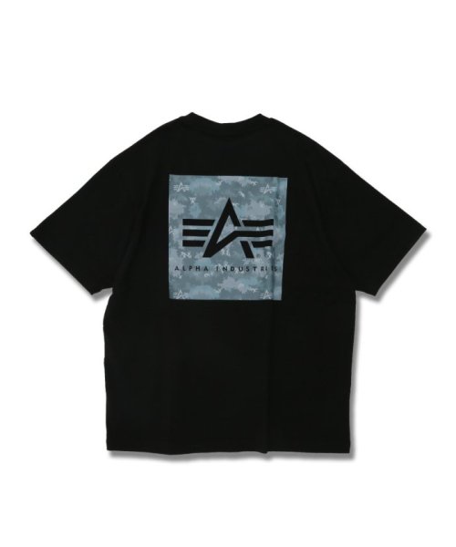 GRAND-BACK(グランバック)/【大きいサイズ】アルファ・インダストリーズ/Alpha Industries 綿天竺 クルーネック 半袖 メンズ Tシャツ カットソー カジュアル インナー ビ/img01