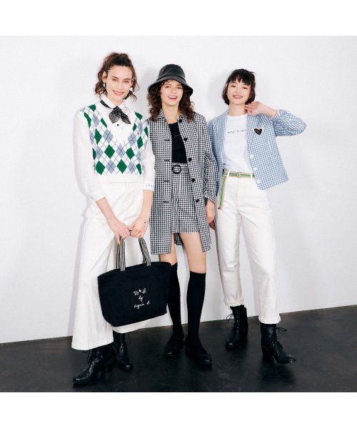 To b. by agnes b. OUTLET(トゥー　ビー　バイ　アニエスベー　アウトレット)/【Outlet】WT84 MANTEAU ギンガムチェック スプリングコート/img05