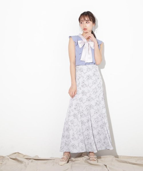 JILL by JILL STUART(ジル バイ ジル スチュアート)/サテンボウタイニットトップス/img19