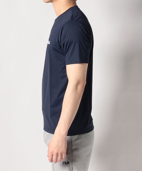 fila(men)(フィラ（メンズ）)/【ラン】接触冷感 UVカット クルーネックTシャツ メンズ/img02