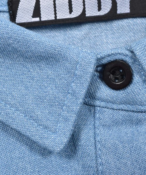 ZIDDY(ジディー)/デニムコットンドッキングシャツ(130~160cm)/img16