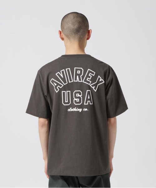 AVIREX(AVIREX)/《WEB&DEPOT限定》SHORT SLEEVE T－SHIRT AVIREX USA / ショートスリーブ Tシャツ アヴィレックス /img11