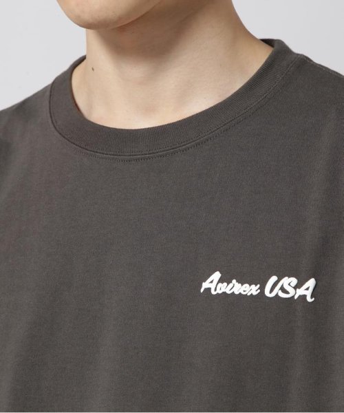 AVIREX(AVIREX)/《WEB&DEPOT限定》SHORT SLEEVE T－SHIRT AVIREX USA / ショートスリーブ Tシャツ アヴィレックス /img12