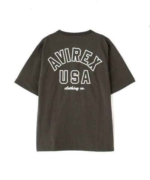 AVIREX(AVIREX)/《WEB&DEPOT限定》SHORT SLEEVE T－SHIRT AVIREX USA / ショートスリーブ Tシャツ アヴィレックス /img16