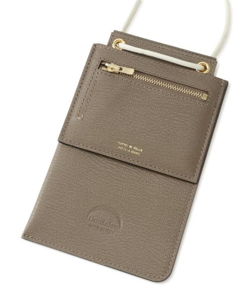 Larcobaleno（ラルコバレーノ）スマートＷショルダーウォレット/LA805GT IN ラルコバレーノ TUTTO PELLE FATTO