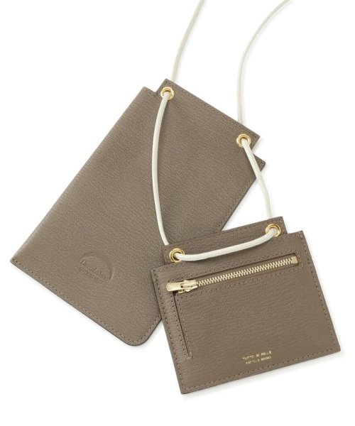 Larcobaleno（ラルコバレーノ）スマートＷショルダーウォレット/LA805GT IN ラルコバレーノ TUTTO PELLE FATTO