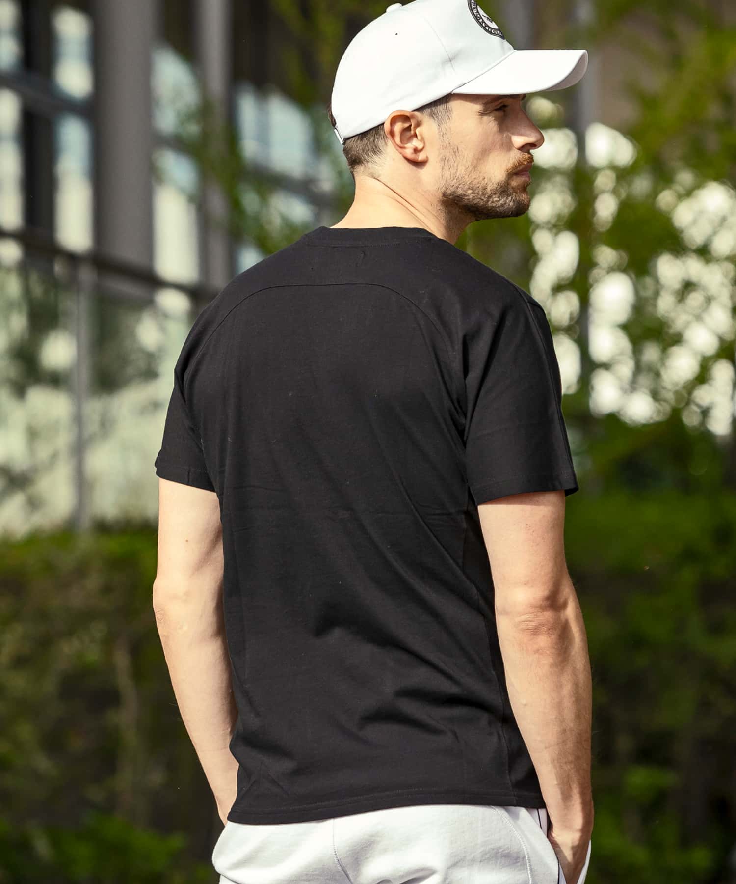 ラインストーン×カモ柄ロゴ半袖Tシャツ(505308127)｜HANKYU