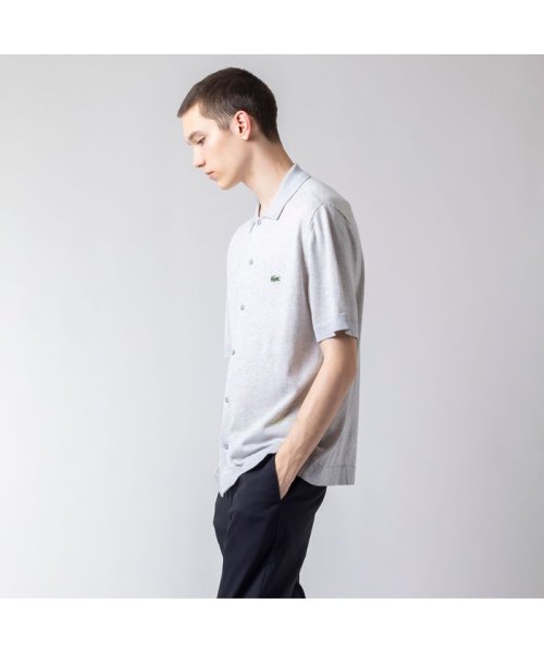 LACOSTE Mens(ラコステ　メンズ)/ハイゲージニットオープンカラーシャツ/img08