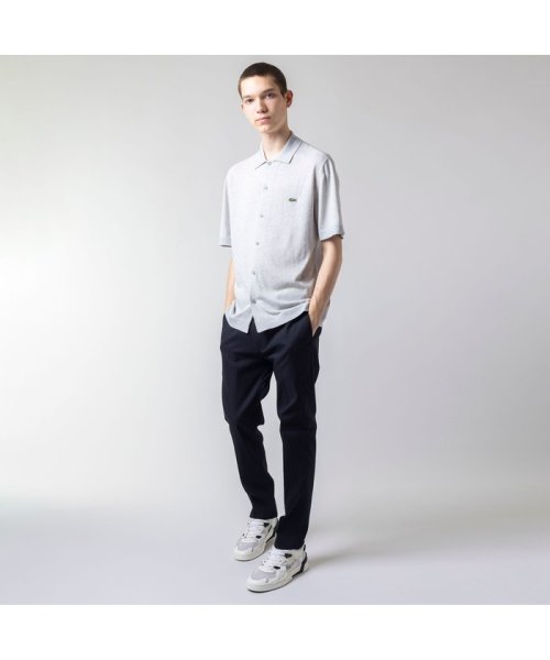 LACOSTE Mens(ラコステ　メンズ)/ハイゲージニットオープンカラーシャツ/img10