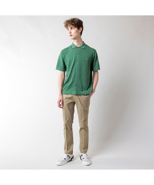 LACOSTE Mens(ラコステ　メンズ)/ハイゲージニットオープンカラーシャツ/img16