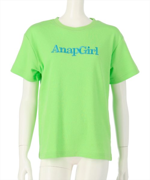 ANAP　GiRL(アナップガール)/カラー刺繍ロゴTシャツ/img07