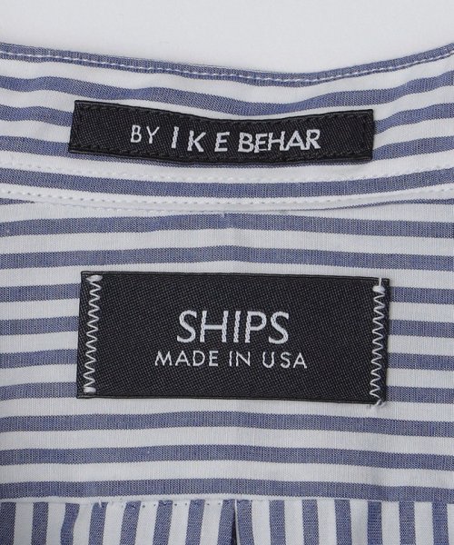 SHIPS MEN(シップス　メン)/【SHIPS別注】IKE BEHAR: ハイカウント バンドカラーシャツ/img05