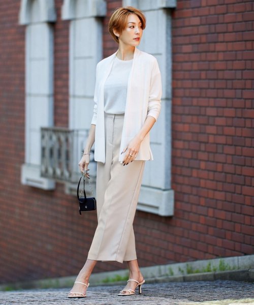 【接触冷感・洗える】PINION ショートカーディガン 