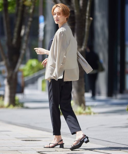 【接触冷感・洗える】PINION ショートカーディガン 