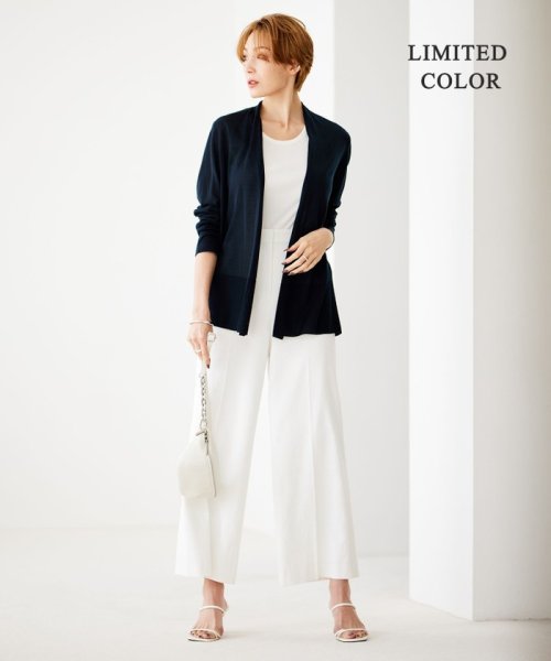 【接触冷感・洗える】PINION ショートカーディガン 