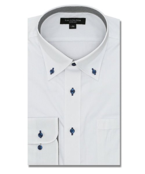 TAKA-Q(タカキュー)/【WEB限定】形態安定 吸水速乾 長袖 ワイシャツ 3枚セット シャツ メンズ ワイシャツ ビジネス yシャツ ノーアイロン/img09