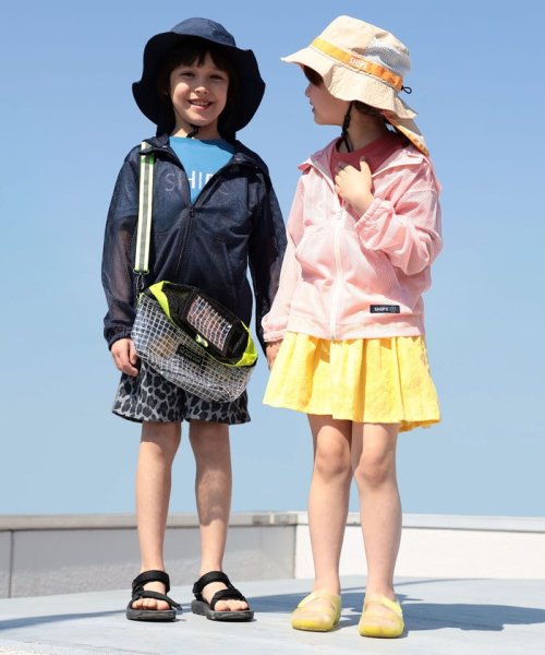 SHIPS KIDS(シップスキッズ)/SHIPS KIDS:80～175cm /〈虫除け（インセクトシールド）〉メッシュ フード パーカー/img50