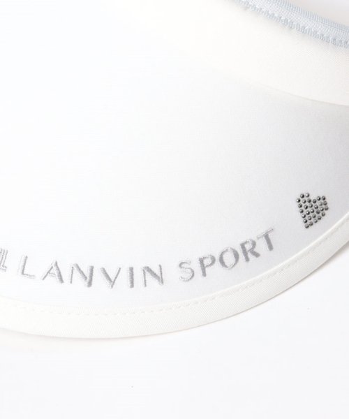 LANVIN SPORT(ランバン スポール)/ハートロゴクリップバイザー【UV】/img08