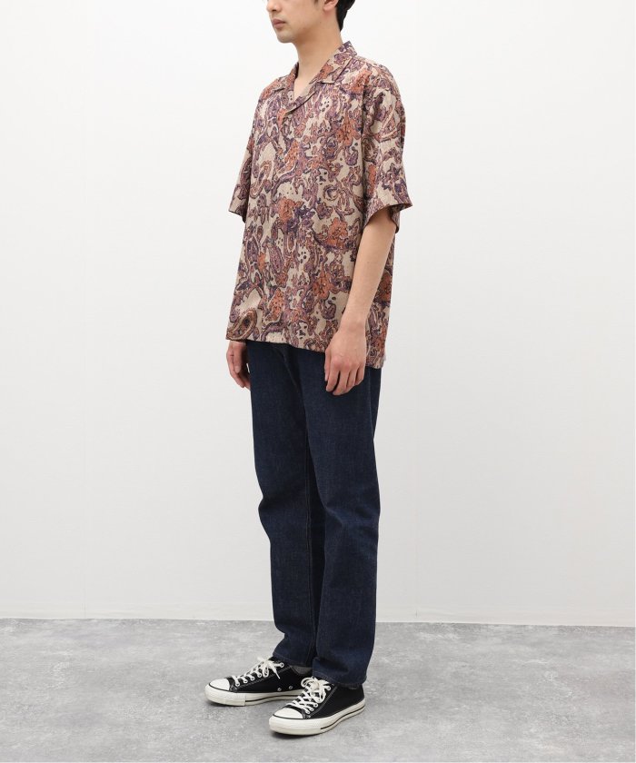 ジャガードペイズリー ショートスリーブシャツ