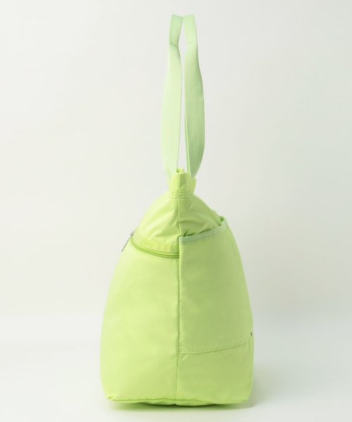 CARLIN ZIP TOP TOTE BAGライム CARLIN ZIP TOP TOTE