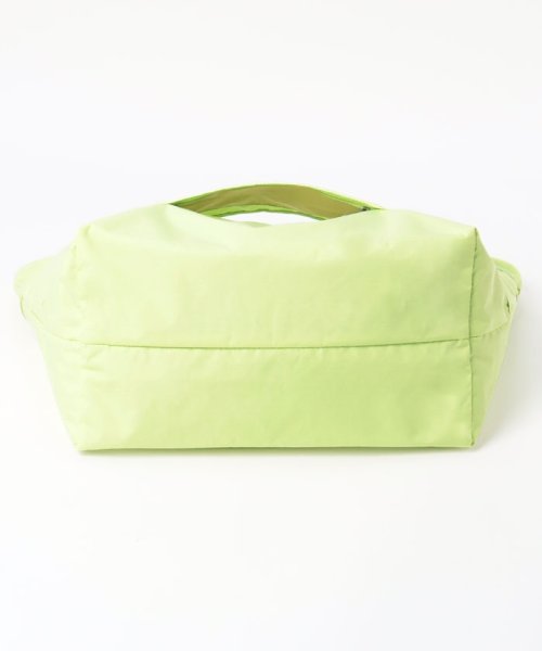 CARLIN ZIP TOP TOTE BAGライム CARLIN ZIP TOP TOTE