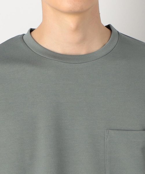 COMME CA ISM MENS(コムサイズム（メンズ）)/★ＴＶドラマ着用商品★ ストレッチポンチ フェイクレイヤード Ｔシャツ/img14