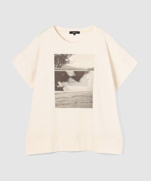 COMME CA ISM (コムサイズム（レディス）)/フォトプリント　Ｔシャツ/img03
