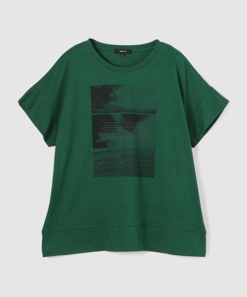 COMME CA ISM (コムサイズム（レディス）)/フォトプリント　Ｔシャツ/img09